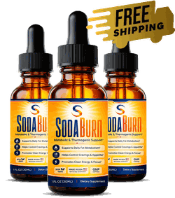 SodaBurn 3 bottle package, 30 mL amber dropper bottles