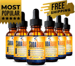 SodaBurn 6 bottle package, 30 mL amber dropper bottles